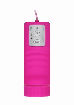 Vibrating Silicone Strapless Strap On-Pink