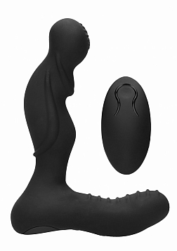 No.76-Vibrating Anal Plug/P Massager-Black
