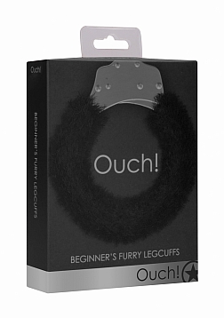Beginner\'s Legcuffs Furry - Black