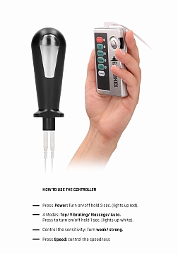 E-Stim Butt Plug-Black