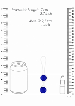 Chrystalino Ben Wa Small - Blue