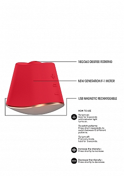 180/360 Degree Rotating & Vibrating Clitoral Stimulator ..