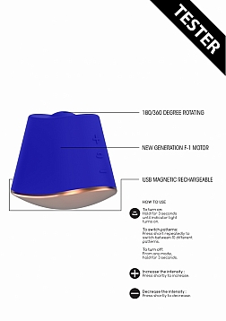 180/360 Degree Rotating & Vibrating Clitoral Stimulator - Tester..