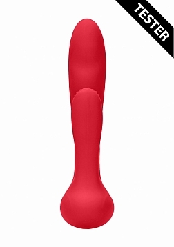 G-Spot and Clitoral Vibrator-Flair-Red-Tester