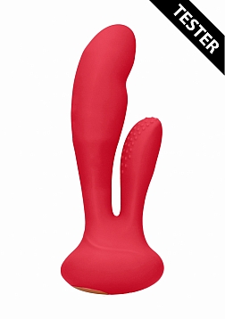 G-Spot and Clitoral Vibrator-Flair-Red-Tester