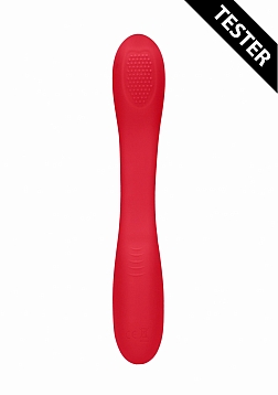 Double Ended Vibrator-Flex-Red-Tester