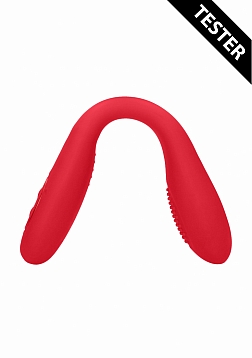 Double Ended Vibrator-Flex-Red-Tester