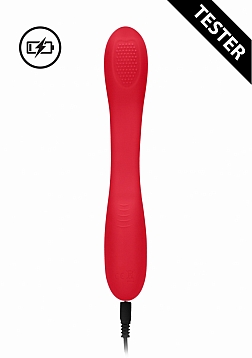 Double Ended Vibrator-Flex-Red-Tester