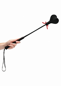 Heart Shaped Crop with Red Lace