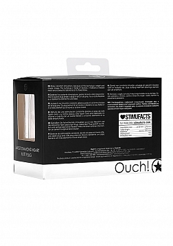 Diamond Heart Butt Plug - Large