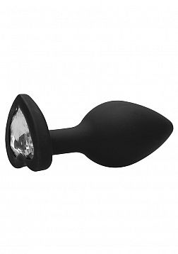 Diamond Heart Butt Plug - Large