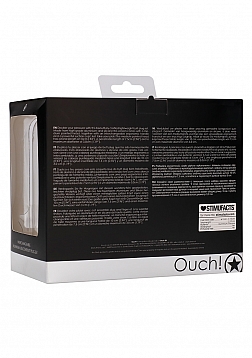 Interchangeable Butt Plug Set-Pointed Medium-Black