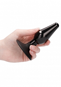 Interchangeable Butt Plug Set-Pointed Large-Black