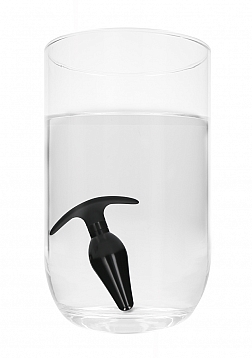 Interchangeable Butt Plug Set-Pointed Large-Black