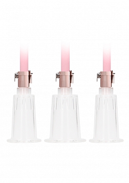 Clitoral & Nipple Pump Set Medium - Large