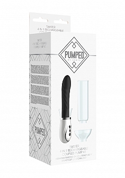 Twister-4 in 1 Rechargeable Couples Pump Kit-Black