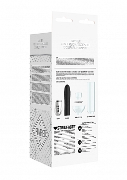 Twister-4 in 1 Rechargeable Couples Pump Kit-Black