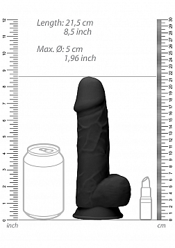 Silicone Dildo with Balls - 9\