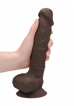 Silicone Dildo with Balls - 9\