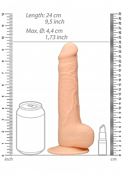 Silicone Dildo with Balls - 9\