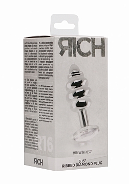 Ribbed Diamond Plug - 3.2\