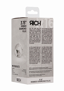 Ribbed Diamond Plug - 3.2\