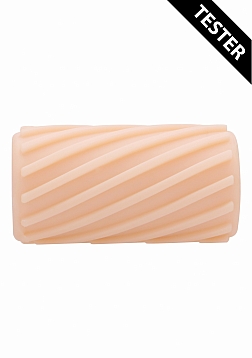 Self Lubricating Pocket Masturbator - Flesh Tester