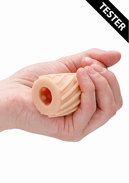 Self Lubricating Pocket Masturbator - Flesh Tester