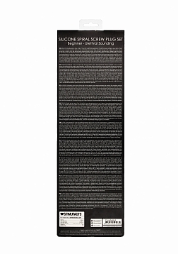 Silicone Spiral Screw Plug Set Beginners