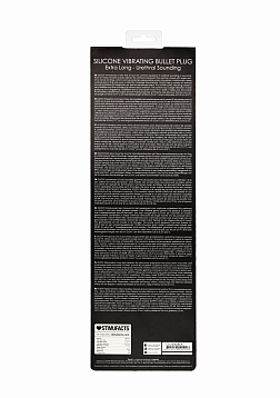 Silcone Vibrating Bullet Plug Extra Long