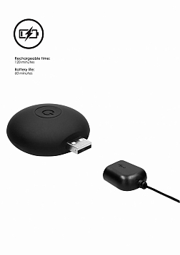 Silicone Rechargeable Vibrating Plug with Remote Control