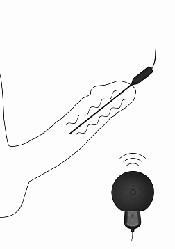 Silicone Rechargeable Vibrating Plug with Remote Control