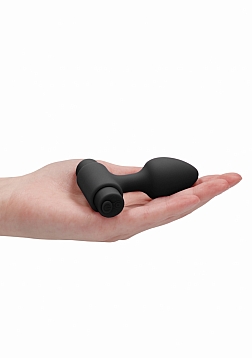Silicone Rechargeable Anal Set - Black..