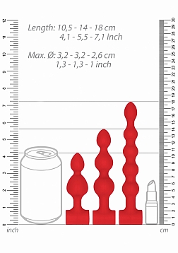 Silicone USB-Rechargeable Anal Set