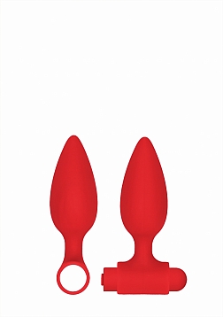 Silicone USB-Rechargeable Anal Set
