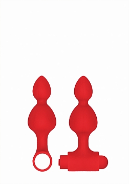 Silicone USB-Rechargeable Anal Set