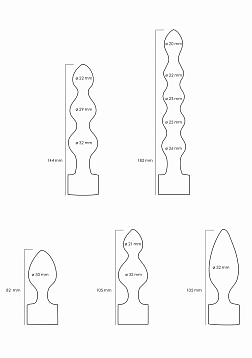 Silicone USB-Rechargeable Anal Set