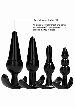 No. 80 - 4-Piece Butt Plug Set