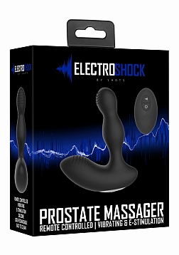 Electroshock Prostate Massager Remote Controlled - Black