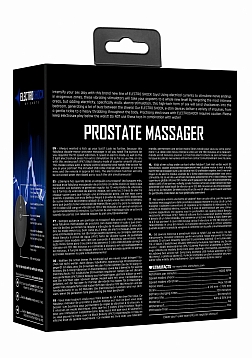 Electroshock Prostate Massager Remote Controlled - Black