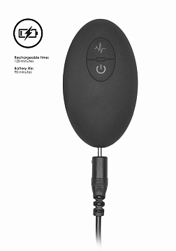 Electroshock Prostate Massager Remote Controlled - Black