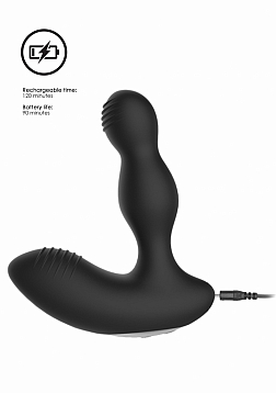 Electroshock Prostate Massager Remote Controlled - Black