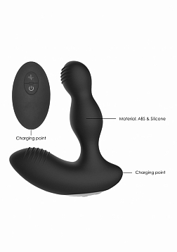 Electroshock Prostate Massager Remote Controlled - Black