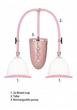 Automatic Rechargeable Breast Pump Set - Medium