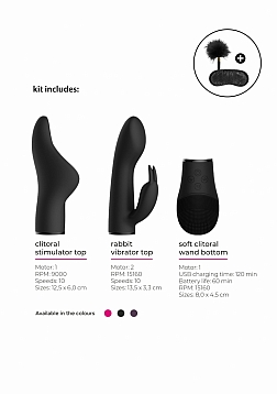 Pleasure Kit #1 - Vibrator with Different Attachments
