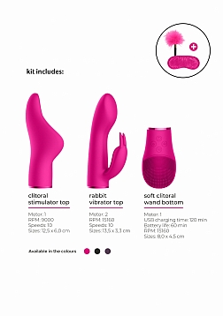 Pleasure Kit #1 - Vibrator with Different Attachments