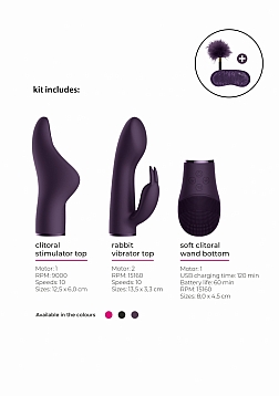 Pleasure Kit #1 - Vibrator with Different Attachments