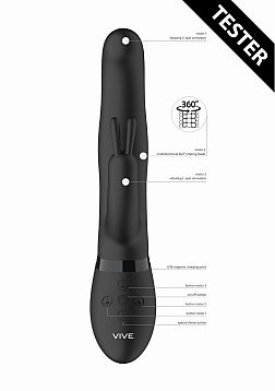 Izara - Rotating Beads Rabbit-Black - Tester..