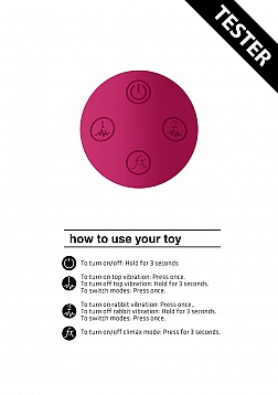 Zosia - Classic G-Spot Rabbit - Pink - Tester..