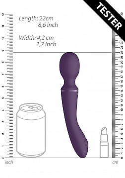 Enora - Wand & Vibrator - Purple - Tester..